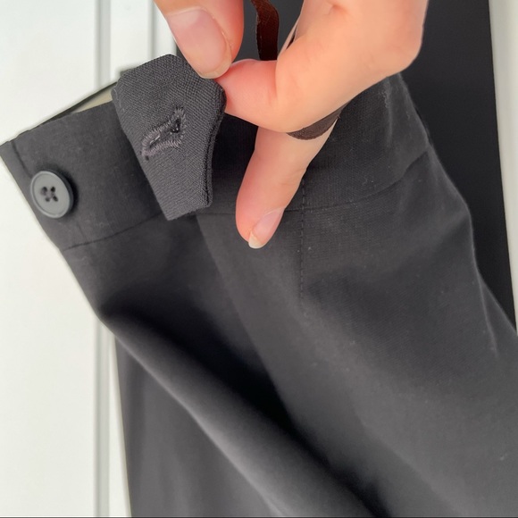 Oscar De Le Renta Men Luxury Black 100% Wool Dress Pants Trousers Slacks - Picture 14 of 17